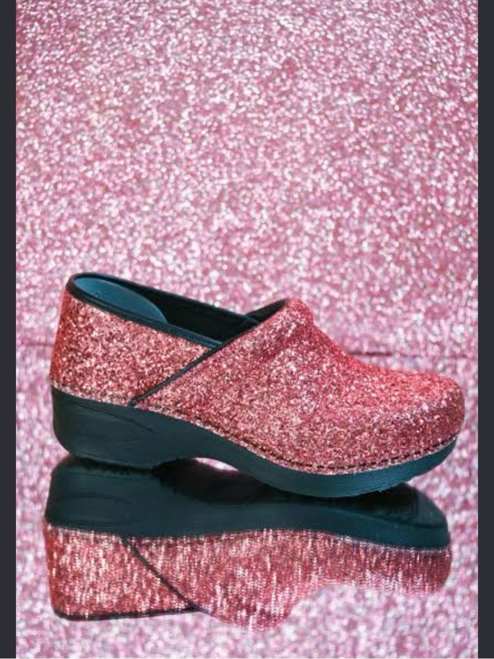 Dansko Women's Glitter Clog XP 2.0 in Pink